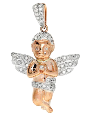Diamond Angel Pendant17