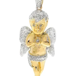 Diamond Angel Pendant | 9.67 Grams | 1 Carats