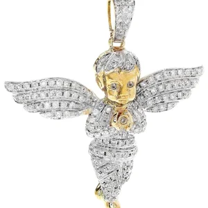 Diamond Angel Pendant | 9.75 Grams | 1.88 Carats