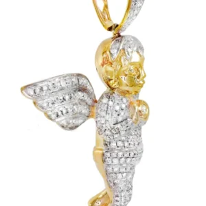 Diamond Angel Pendant | 26.34 Grams | 4.55 Carats