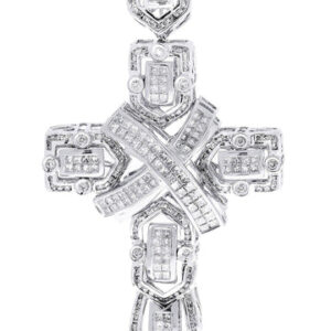 Diamond Cross Pendant| 4.33 Carats| 26.89 Grams