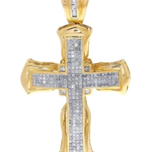 Diamond Cross Pendant| 4.48 Carats| 13.17 Grams