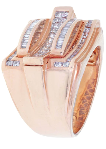 Rose Gold Mens Diamond Ring134