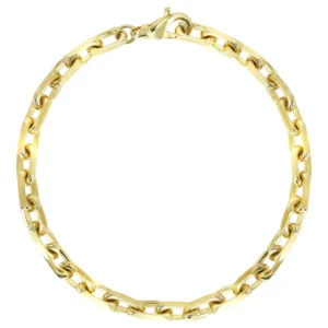 Solid Men’s Hermes Bracelet – 10K / 14K Yellow Gold