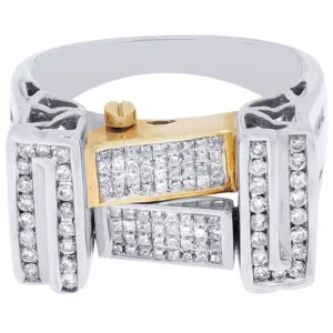 White Gold Mens Diamond Ring| 1.21 Carats| 11.74 Grams