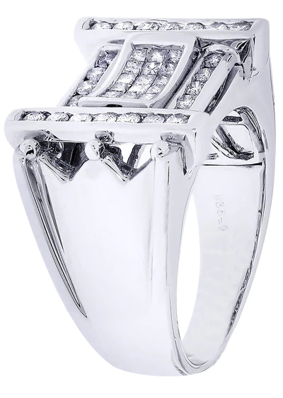 White Gold Mens Diamond Ring102