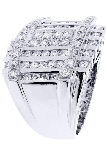 White Gold Mens Diamond Ring103