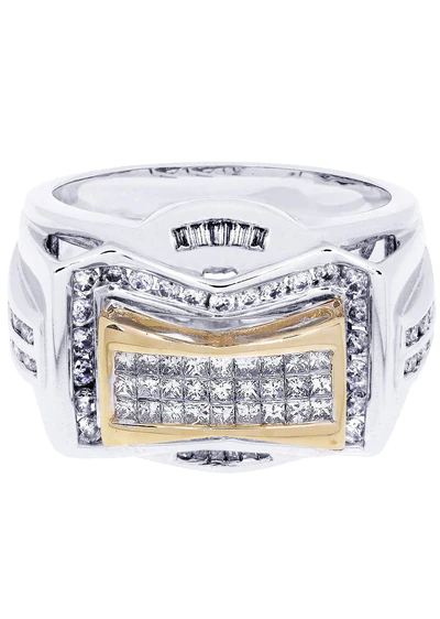 White Gold Mens Diamond Ring105