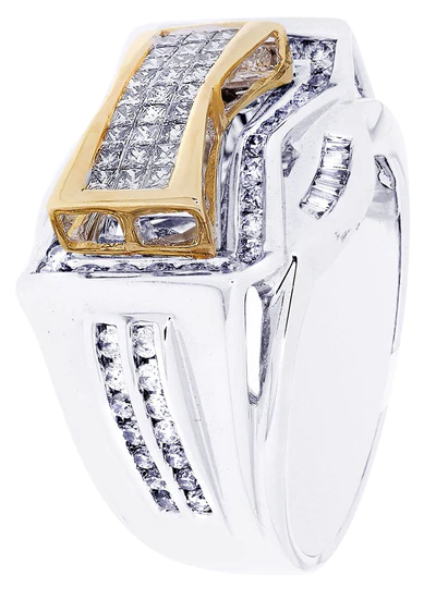 White Gold Mens Diamond Ring106