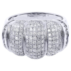 White Gold Mens Diamond Ring| 1.55 Carats| 10.29 Grams