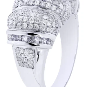 White Gold Mens Diamond Ring| 1.55 Carats| 10.29 Grams