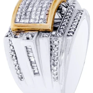 White Gold Mens Diamond Ring| 1.46 Carats| 15.16 Grams