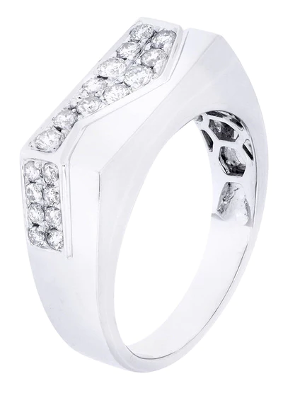 White Gold Mens Diamond Ring13