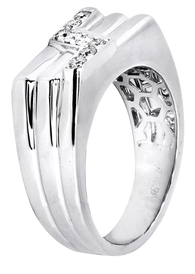 White Gold Mens Diamond Ring130