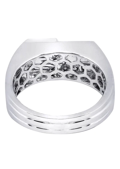 White Gold Mens Diamond Ring131