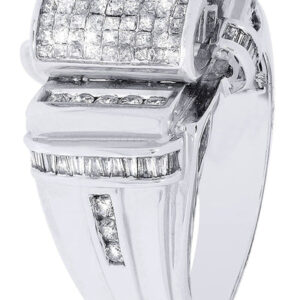 White Gold Mens Diamond Ring| 1.61 Carats| 12.16 Grams