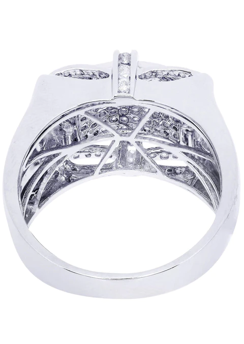 White Gold Mens Diamond Ring55