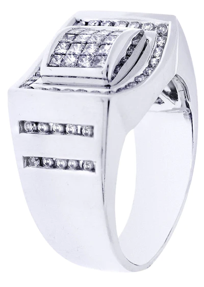 White Gold Mens Diamond Ring6