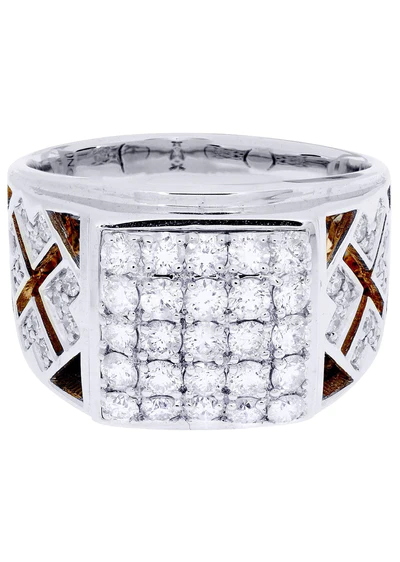 White Gold Mens Diamond Ring72