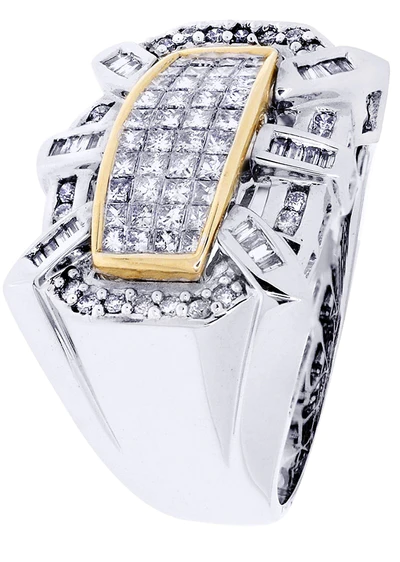 White Gold Mens Diamond Ring78