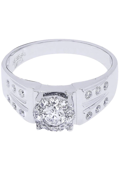 White Gold Mens Diamond Ring81