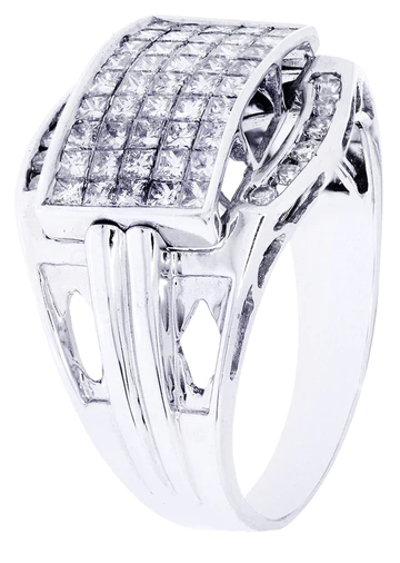 White Gold Mens Diamond Ring82