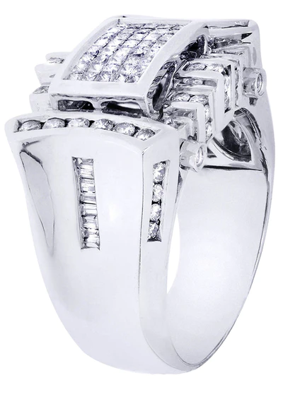 White Gold Mens Diamond Ring86