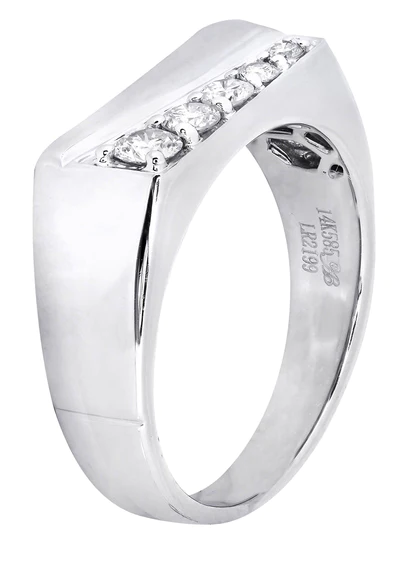 White Gold Mens Diamond Ring9