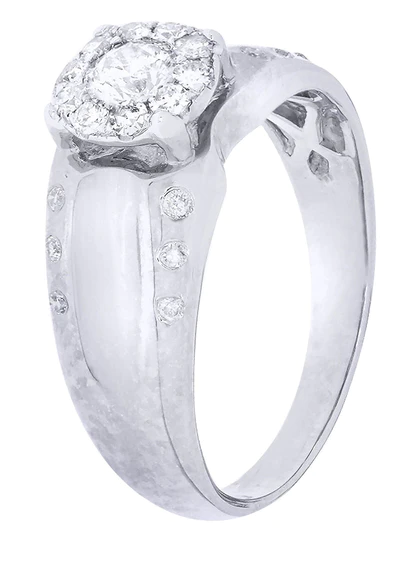 White Gold Mens Diamond Ring90