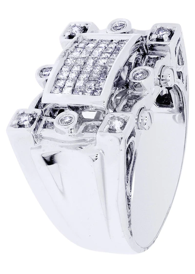 White Gold Mens Diamond Ring90