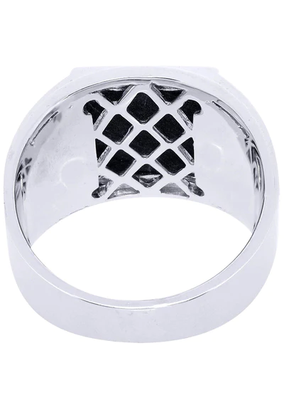 White Gold Mens Diamond Ring91