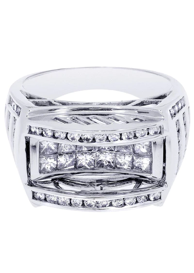 White Gold Mens Diamond Ring93