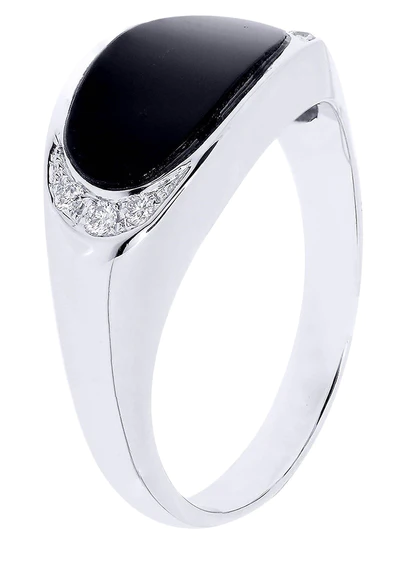 White Gold Mens Diamond Ring94