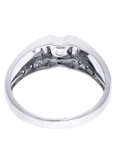 White Gold Mens Diamond Ring95