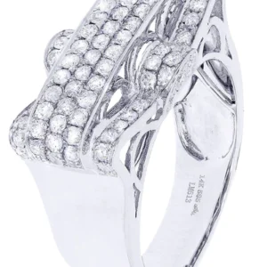 White Gold Pinky Diamond Ring| 1.54 Carats| 10.98 Grams