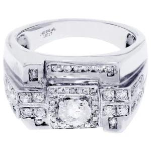 White Gold Pinky Diamond Ring| 4.24 Carats| 14.24 Grams