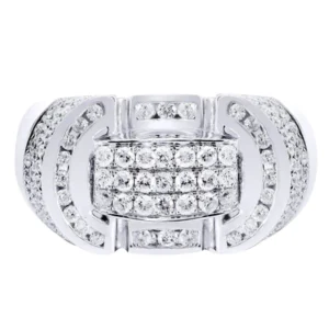 White Gold Pinky Diamond Ring| 1.5 Carats| 14.05 Grams