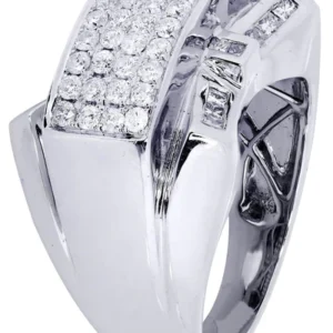 White Gold Pinky Diamond Ring| 1.14 Carats| 16.31 Grams