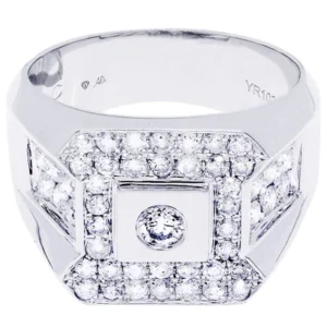 White Gold Pinky Diamond Ring| 1.39 Carats| 10.9 Grams