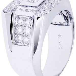 White Gold Pinky Diamond Ring| 1.39 Carats| 10.9 Grams
