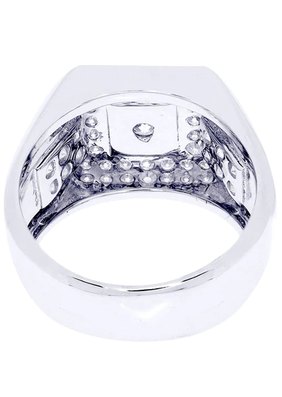 White Gold Pinky Diamond Ring27