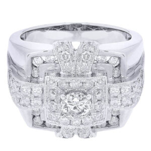 White Gold Pinky Diamond Ring| 2.32 Carats| 15.53 Grams