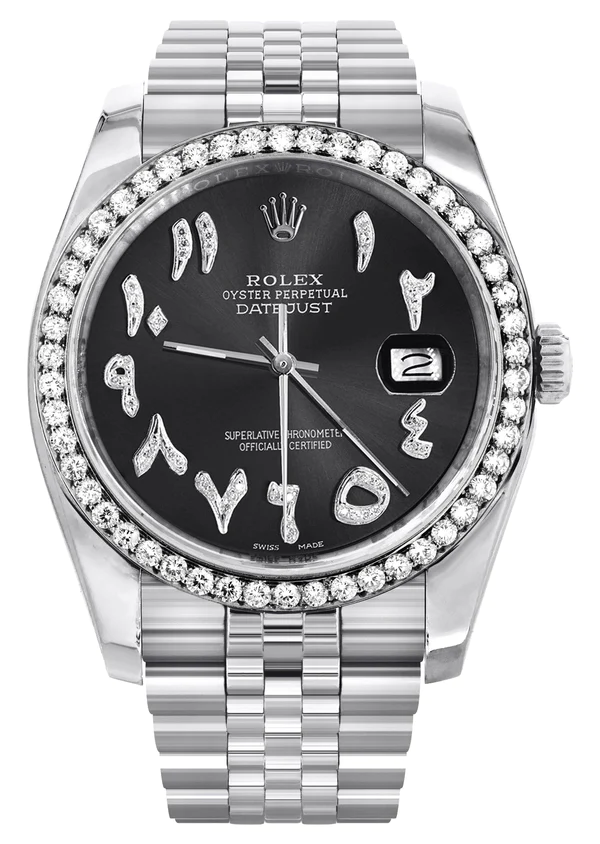 116200 Hidden Clasp Diamond Rolex Datejust Watch 1