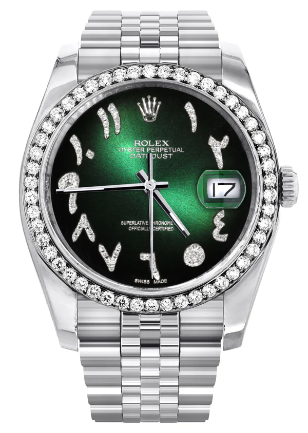 116200 Hidden Clasp Diamond Rolex Datejust Watch 1