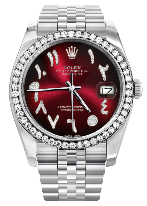 116200 Hidden Clasp Diamond Rolex Datejust Watch 1