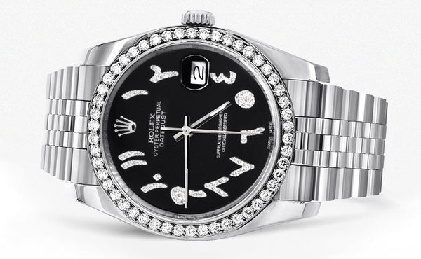 116200 Hidden Clasp Diamond Rolex Datejust Watch 2
