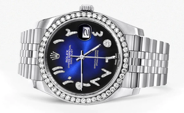 116200 Hidden Clasp Diamond Rolex Datejust Watch 2