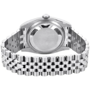 116200 | Hidden Clasp | Diamond Rolex Datejust Watch | 36Mm | Green Arabic Diamond Dial | Jubilee Band