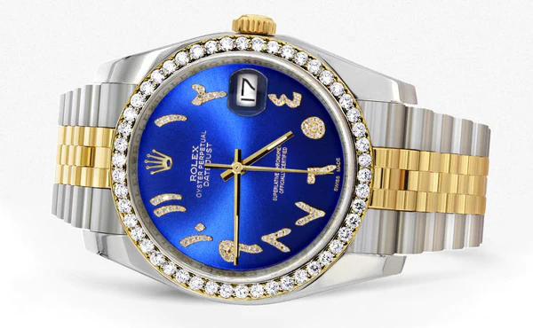 116233 Hidden Clasp Gold & Steel Rolex Datejust Watch 2