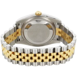 116233 | Hidden Clasp | Gold & Steel Rolex Datejust Watch | 36Mm | Custom Diamond Pink Dial | Jubilee Band